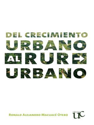 cover image of Del crecimiento urbano al rururbano